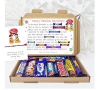 Personalised Raksha Bandhan Chocolate Message Board - Personalised Gifts - Gifts - Gifts For Him - Chocolate Gift - Chocolate box card - From Me/I