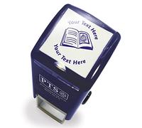 Personalised Reading Book Comprehension Literacy School Teachers Feedback Marking Stamper Stamp 25mm Primary Teaching Services (Blue)