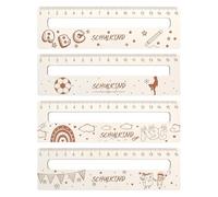 Personalised Reading Ruler & Wooden Bookmark 5x17 cm, Dual-Function Classroom Aid for Primary Kids, Back-to-School Gift for Boys and Girls