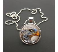 Personalised Red Kite Pendant On 18" (Or Any Size) Silver Coloured Ball Chain Necklace Ideal Birthday Gift N1W