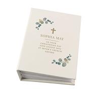 Personalised Religious Album. Cross Picture Album. 6 x 4 photos. Holy Communion, Christening, Confirmation, Baptism or Wedding