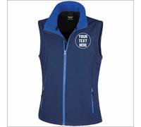Personalised Result Core Ladies Printable Soft Shell Bodywarmer Workwear Gilet