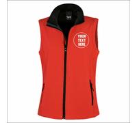 Personalised Result Core Ladies Printable Soft Shell Bodywarmer Workwear Gilet