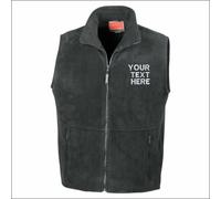 Personalised Result Men Polar Therm Fleece Bodywarmer Workwear Embroidered Gilet