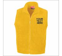 Personalised Result Men Polar Therm Fleece Bodywarmer Workwear Embroidered Gilet