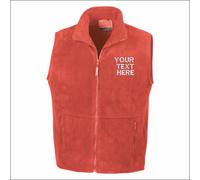 Personalised Result Men Polar Therm Fleece Bodywarmer Workwear Embroidered Gilet