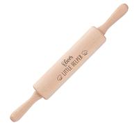 Personalised Rolling Pin Little Helper Revolving Wooden Any Name Custom Baking