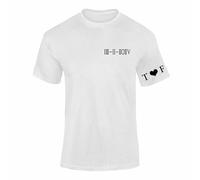 Personalised Roman Numerals T-shirt - Matching Couple t-shirts Gifts, Christmas Anniversary, Birthday - White L