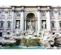 Personalised Rome City Trevi Fountain Greeting Card (Birthday, Mothers Day, Fathers Day, Christmas, Blank) - Custom Card for Him Her Male Female Family Kids