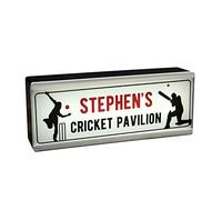 Personalised Room Light Cricket- Illuminated LED Cricket Bedroom Night Light Sign - Gift For Cricket Lover Customised Cricket Gift For Him