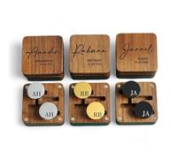 Personalised Round Cufflinks Set of 2, Custom Wedding Engraving Cufflink Wedding Gift Groomsmen Gift Best Man Gift Gift for Dad Groomsan Best Man Gift Ushers