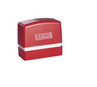 Personalised Rubber Stamp SELF Inking Business/Name/Logo/Post Code Address (45mm x 75mm- V, Green)