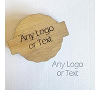 Personalised Rubber Stamp with Custom Logo or Text for Branding and Creative Projects