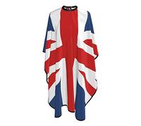 Personalised Salon Cape, Union Jack Flag, Hairdressing Apron Professional Hairdressing Cape for Men Coloring Haircut