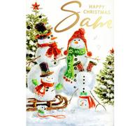 Personalised Sam Singing Musical Christmas Card Sound of Christmas Range XSING128 XSING128