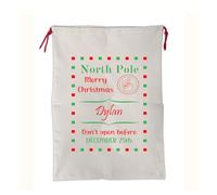 Personalised Santa Sack | Don't open Till December 25th