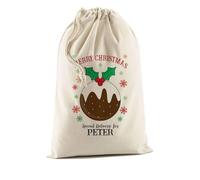 Personalised Santa Sack | Printed with your NAME | SS9 | Extra Large Christmas Present Bag, Jumbo Sacks for Xmas…