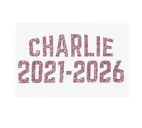 Personalised School Leavers Iron-On Transfer | Custom Name & Year Vinyl | DIY Leavers T-Shirt Design | Last Day of School 2026