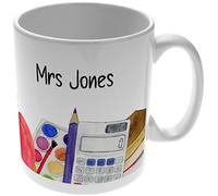 Personalised School Supplies Design 11oz Ceramic Mug for Teachers and Mentors - End of Term Gift
