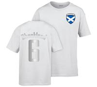 Personalised Scotland Football T-Shirt: Kids & Adult Scotland T-Shirt, Custom Top for Fans - Scotland Top