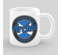 Personalised Scottish & Proud Mug with Name & Year - Custom St Andrew's Cross Cup - Patriotic Gift for Scotland Lovers - Saltire Flag Coffee Tea Cup - Scottish Pride Present