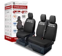 Personalised Seat Covers to fit the Citroen Dispatch 2007-2016 Waterproof, Heavy Duty, Seat Mounted Airbag Compatible, Durable, Easy to Fit - Tailored Driver & Passenger Seat Covers