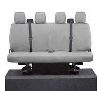 Personalised Seat Covers to fit the Ford Transit Van Double Chassis MK8 and Tipper 2014 Onwards | Waterproof, Heavy Duty, Seat Mounted Airbag Compatible, Durable, Easy to Fit | Tailored Rear Covers