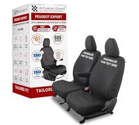 Personalised Seat Covers to fit the Peugeot Expert 2016 On Waterproof, Heavy Duty, Seat Mounted Airbag Compatible, Durable, Easy to Fit - Tailored Drivers and Passenger Seat Covers