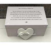 PERSONALISED Shabby Chic ~ MUM MAM Memory Box ~ Keepsake In Memory of a LOVED ONE ~ MUM ~ MAM ~ MOM ~ MOTHER ~ ANY NAMES Bereavement Loss