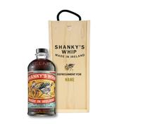 Personalised Shanky’s Whip Irish Whiskey Liqueur Gift Set - Alcohol Gift for Men or Women with Engraved Keepsake Box - Shanky’s Whip 70cl Bottle (33% ABV) - Gift Set, Whiskey Present