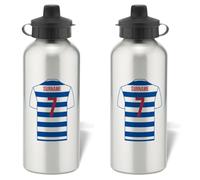 Personalised Shirt Design Aluminium Water Bottle for Reading FC fans - 600ml - Silver Bottle