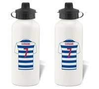 Personalised Shirt Design Aluminium Water Bottle for Reading FC fans - 600ml - White Bottle