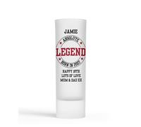 Personalised Shot Glass Absolute Legend Born in 2007 18th Birthday Gift for Daughter|Son|Grandson|Boys|Girls