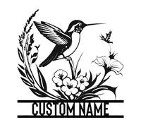 Personalised Sign Metal, Personalised Name Plates For Doors, Custom Door Sign Family House Name Parcel Box Signs, Split Letter Wall Art, Wedding Housewarmings Gifts Monogram Home Decor (B, 30cm)