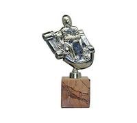 Personalised Silver Metal Go-Kart Motor Sport Trophy Racing Award Engraved - Enter Your Own Custom Text (Medium)