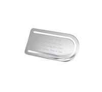Personalised Silver Plated Rounded Rectangle Bookmark, Engraved with Any Message - Enter Your Own Custom Text