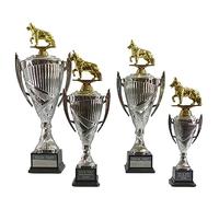 Personalised Silver Presentation Cup Dog Obedience Show Trophy Award Engraved - Enter Your Own Custom Text (Small)
