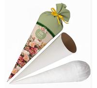 Personalised Small Fabric Gift Bag for Birthday, Happy Gift Bag, 35 cm, Decorative Gift Bag with Paper Blank & Insert, Reusable Gift Packaging [149]