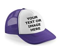 Personalised Snapback Hat Trucker Cap Half Mesh Baseball Cap Mens Ladies Unisex
