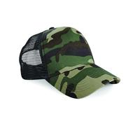 Personalised Snapback Trucker Hat Camo Cap Half Mesh Baseball Cap Mens Womens