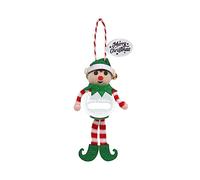 Personalised Snowglobe tree decoration (Blank Elf)