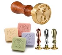 Personalised Soap Stamps, Handmade Soap Stamps with Logo/Text, Unique Designs, Unique Designs & User-Friendly Tool Gift for DIY Craft Enthusiasts, Soap Making Supplies for Crafting, Branding & Gifting