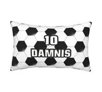 Personalised Soccer Pillowcase Custom Name Number Funny Sport Theme Throw Pillow Cover Home Couch Bedding Decor Gift For Family Football Lovers Xmas Birthday (style 10)