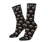 Personalised Socks for Men & Women Add Your Text/Image/Photo, Design Your Own Custom Photo Socks, Fun Personalised Ankle Sockss, Unique Gift Idea for Birthday, Christmas & Special Occasions