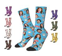 Personalised Socks,Pets socks,Create Your Own Custom Face Socks, Custom Sock Featuring Your Photo Text, Personalised Socks For Men Women Customised Gifts Novelty Personalized Sock Photo Gifts