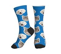 Personalised Socks with Photo, Custom Socks with Face Picture Print, Personalised Socks Funny Gifts for Men Women