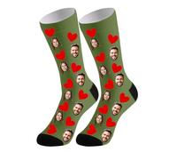 Personalised socks with photo-Custom socks with photo, Personalised gifts for men,women,Valentines Gifts Couples Custom Socks,Personalised Printed Pet Socks,Funny christmas gifts for women men