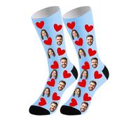 Personalised socks with photo-Custom socks with photo, Personalised gifts for men,women,Valentines Gifts Couples Custom Socks,Personalised Printed Pet Socks,Funny christmas gifts for women men