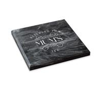 Personalised Solid Marble Coaster Drink Coaster Reserved For Gift (Black)