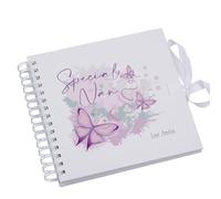 Personalised Special Nan Pink and Purple Butterfly Gift Scrapbook Photo Album Gift